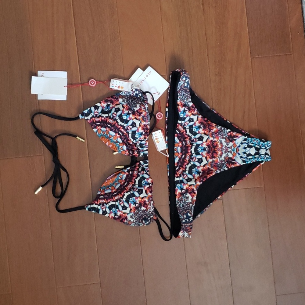 Red Carter bikini set (0426)